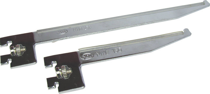 Display Fittings Single Slim Channel Bracket For Glass Hardware Item Stainless Steel/Glass